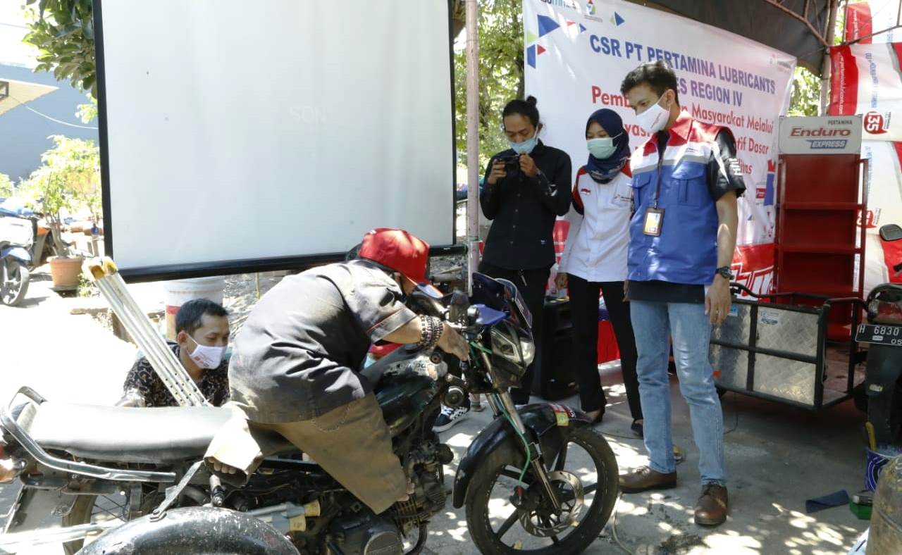 Pertamina Lubricants Dukung Bengkel Difabel di Semarang