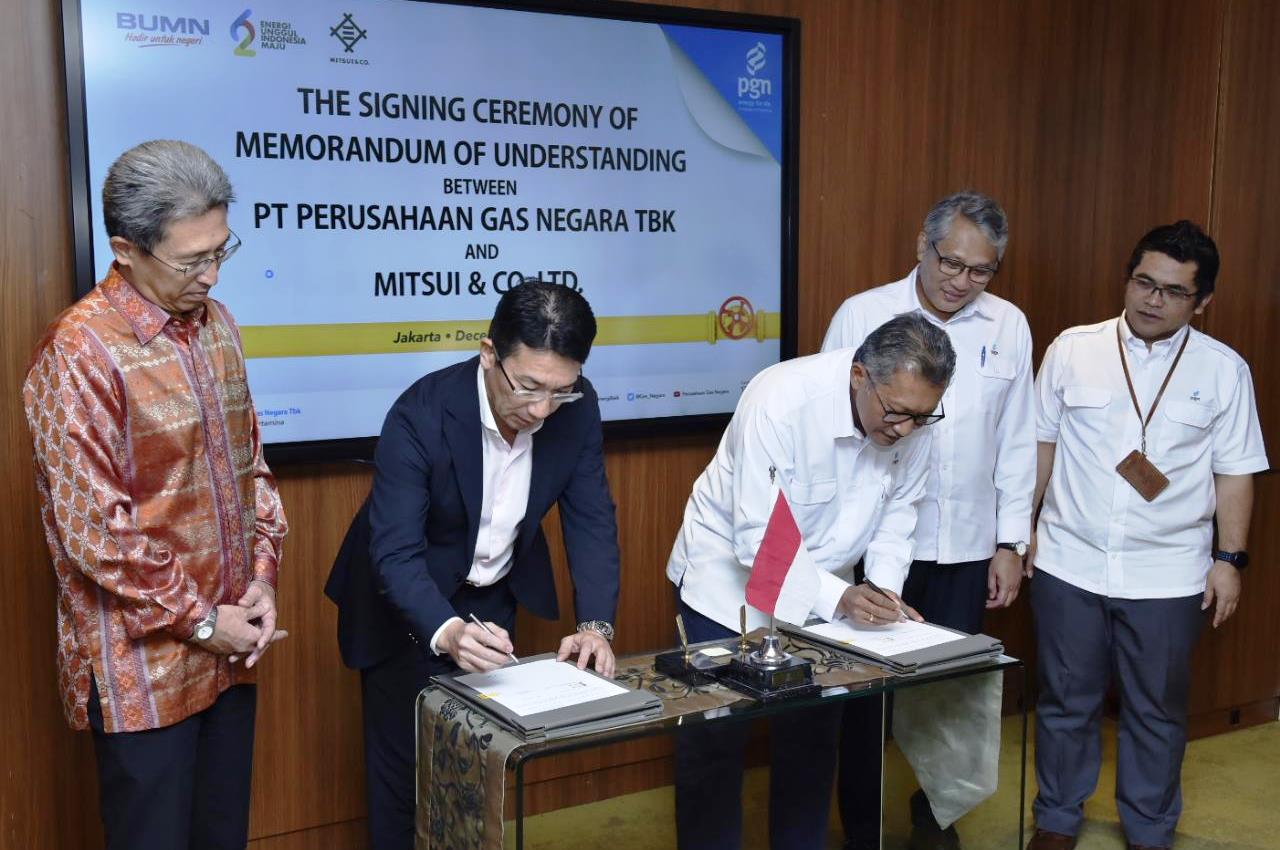 PGN Gandeng Mitsui Kembangkan Bisnis Gas