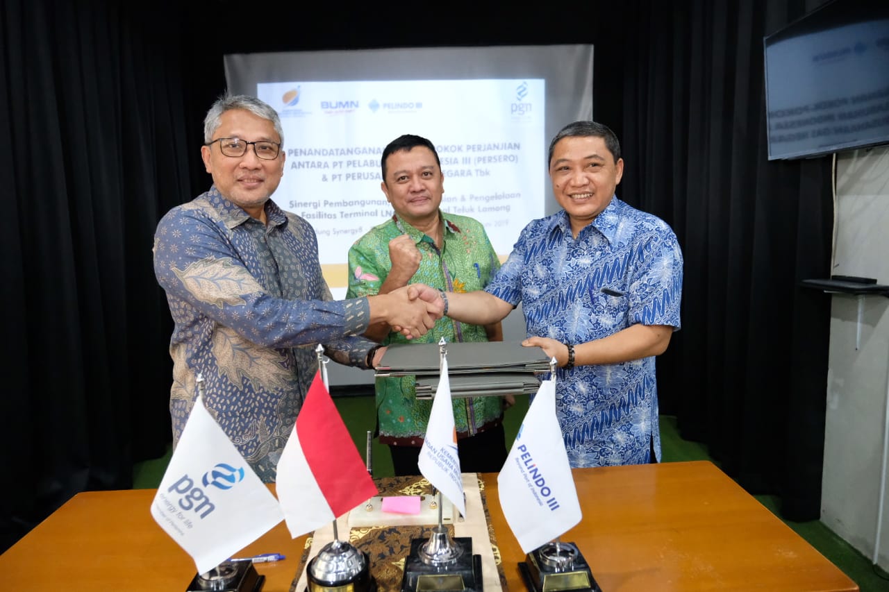 PGN-Pelindo III Tandatangani Kesepakatan Terminal LNG