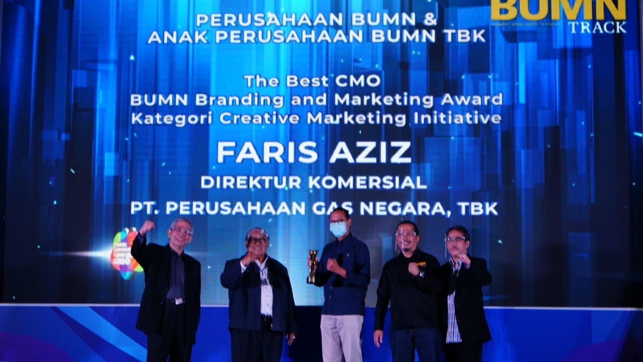 PGN Raih 4 Penghargaan BUMN Branding and Marketing Award 2020