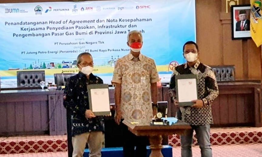 PGN Gandeng JPEN Kembangkan Pasar Gas di Jawa Tengah
