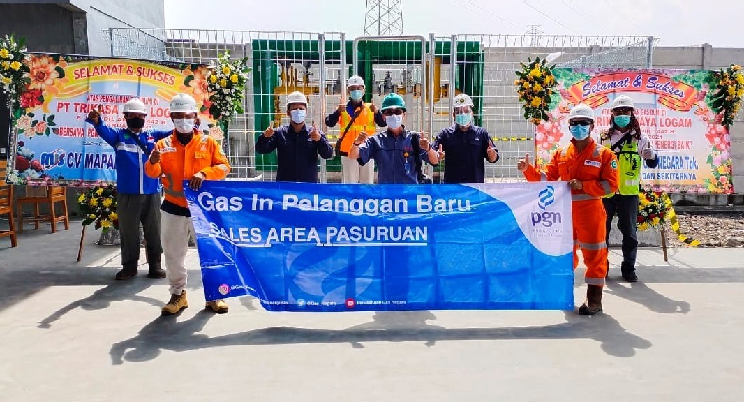 Awali 2021, PGN Alirkan Gas ke Industri di Pasuruan