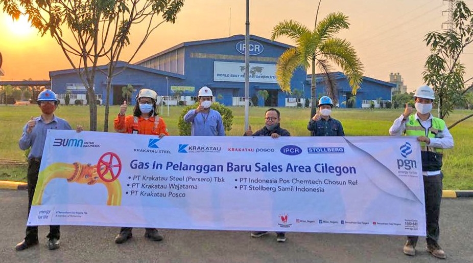 Tuntaskan Penugasan, PGN Alirkan Gas ke 5 Pelanggan Industri
