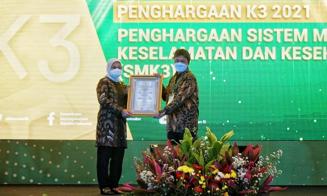 Komitmen Terapkan SMK3, PGN Raih Penghargaan K3 2021