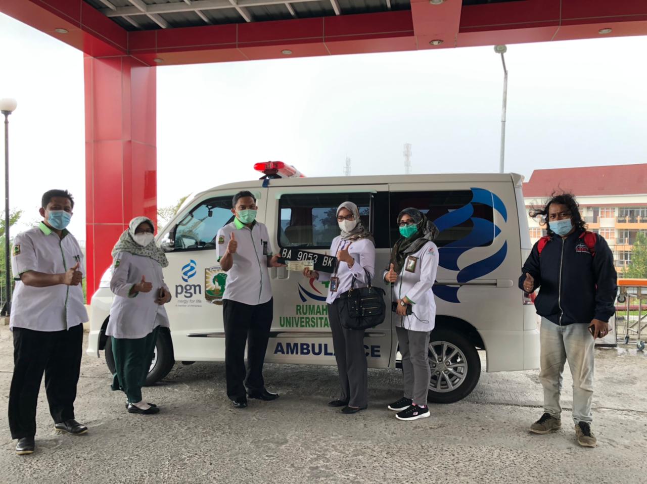 Ambulans dari PGN untuk Tingkatkan Layanan RS UNAND