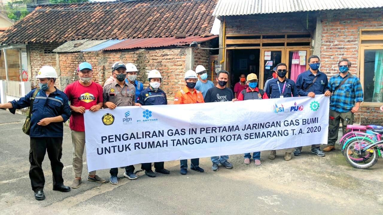 PGN Alirkan Gas ke 6.706 Rumah Tangga di Semarang Barat
