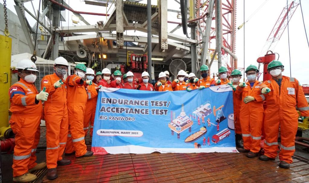 PHE Anggursi Gelar Endurance Test di Rig Raniworo