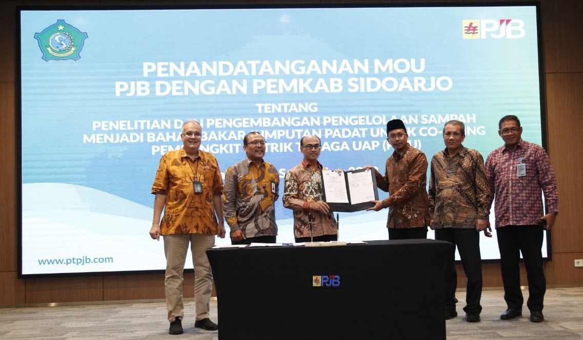 Kolaborasi PJB-Pemkab Sidoarjo Olah Sampah untuk Co-Firing