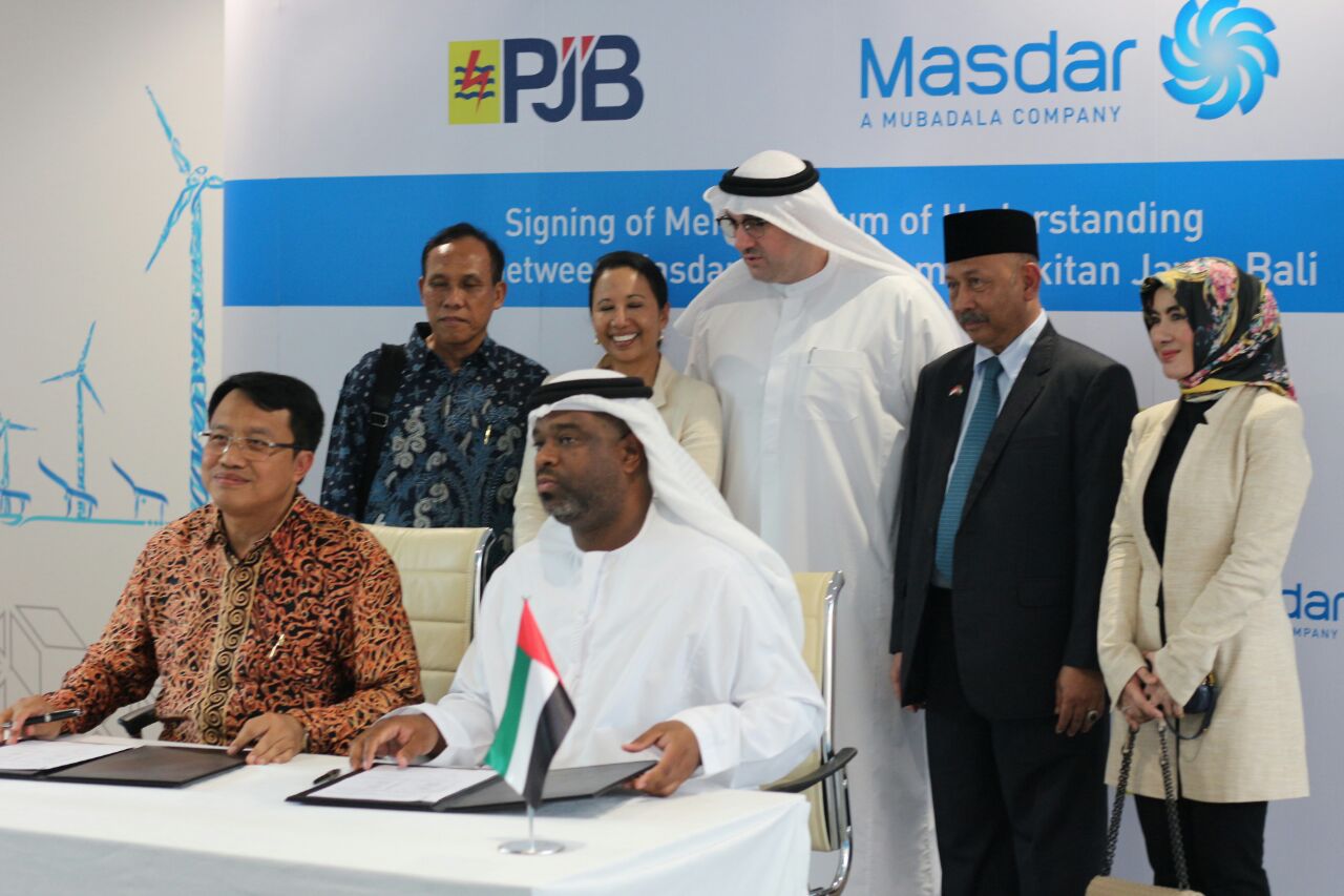 PJB Gandeng Perusahaan Abu Dhabi di Proyek EBT