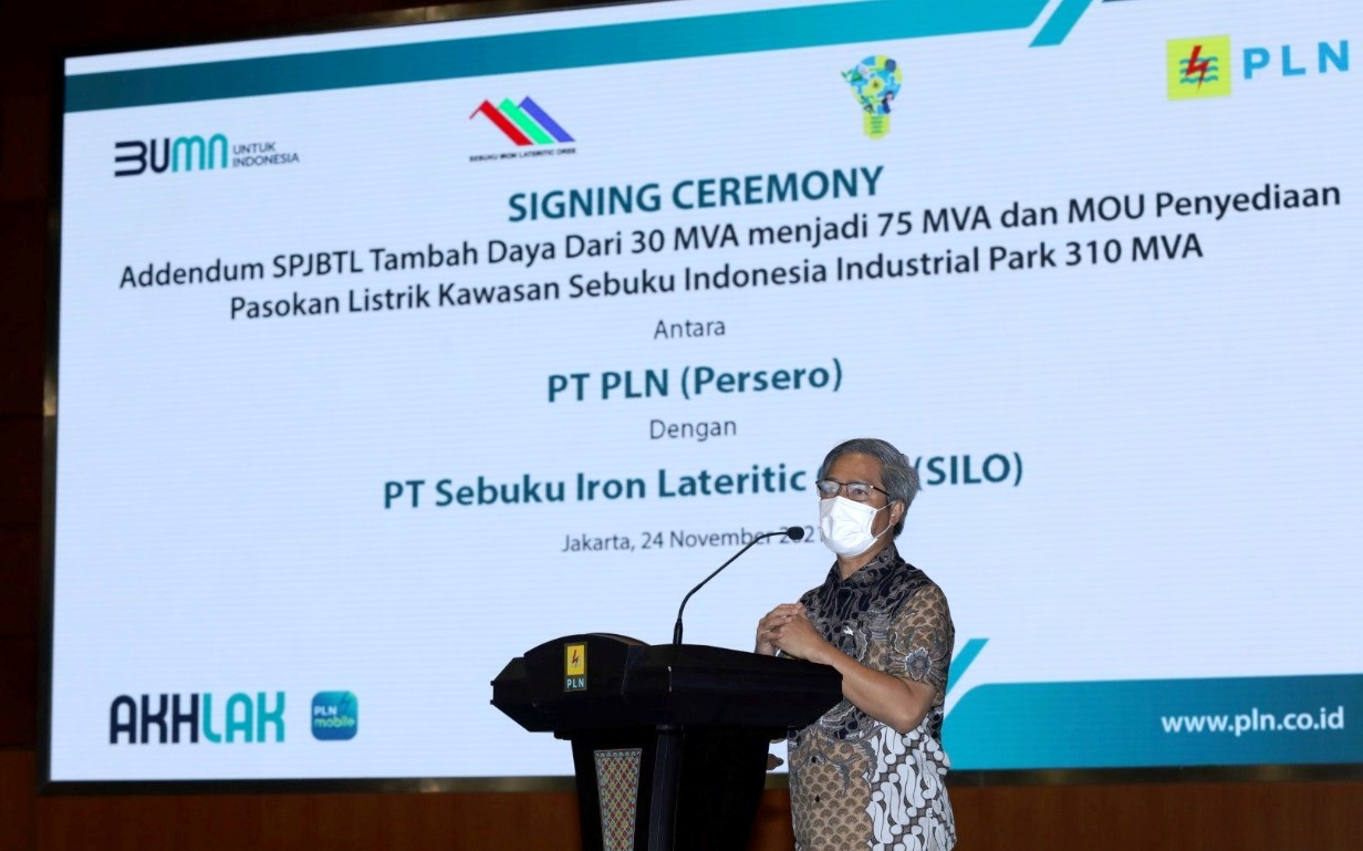 PLN Pasok Listrik Smelter dan Kawasan Industri Sebuku