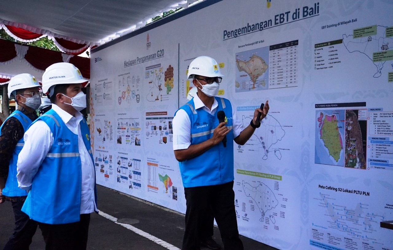 Menteri BUMN Pastikan Kehandalan Suplai Listrik di Bali