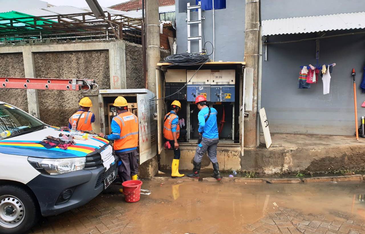 97 Persen Listrik Terdampak Banjir Telah Menyala