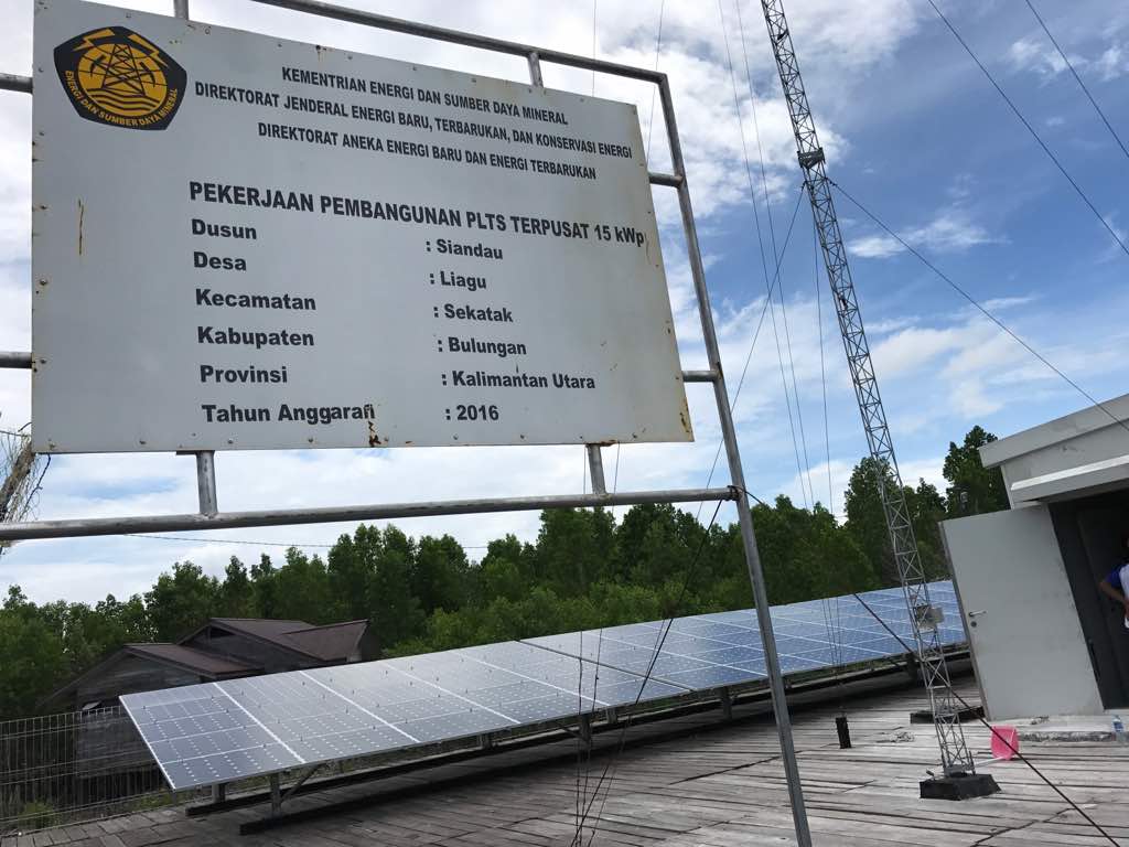 Serah Terima Infrastruktur EBTKE di Kalimantan Utara
