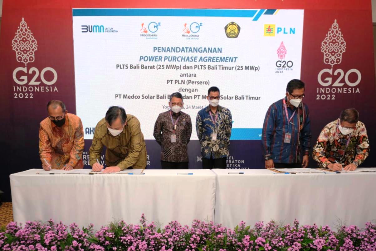 Medco Power Tandatangani PPTL untuk PLTS di Bali