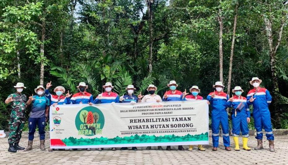 Papua Field Hasilkan Oksigen di Taman Wisata Kota Sorong
