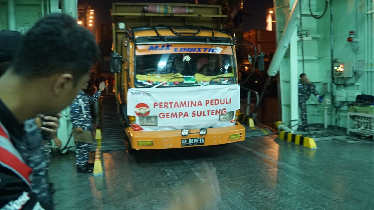 Pertamina Penuhi Energi & Logistik Korban Gempa