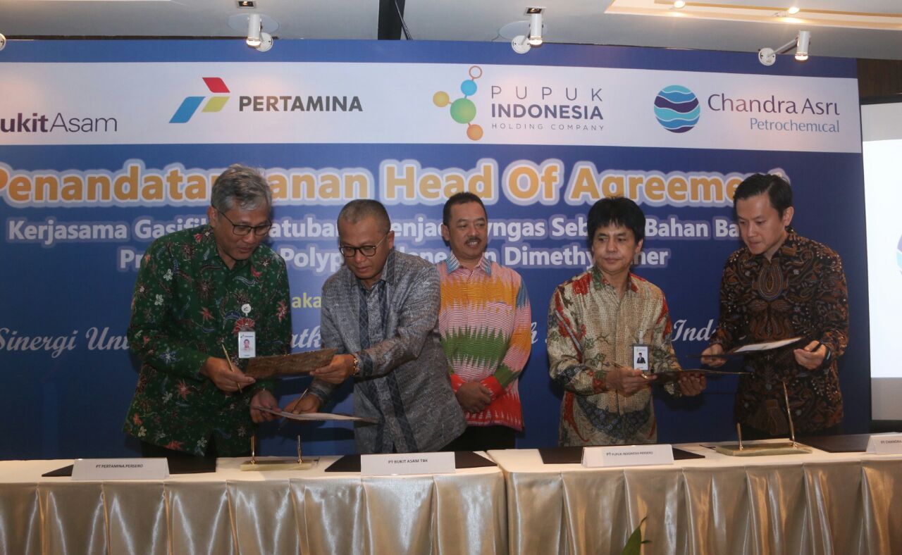 Sinergi BUMN dan Swasta Garap Gasifikasi Batubara