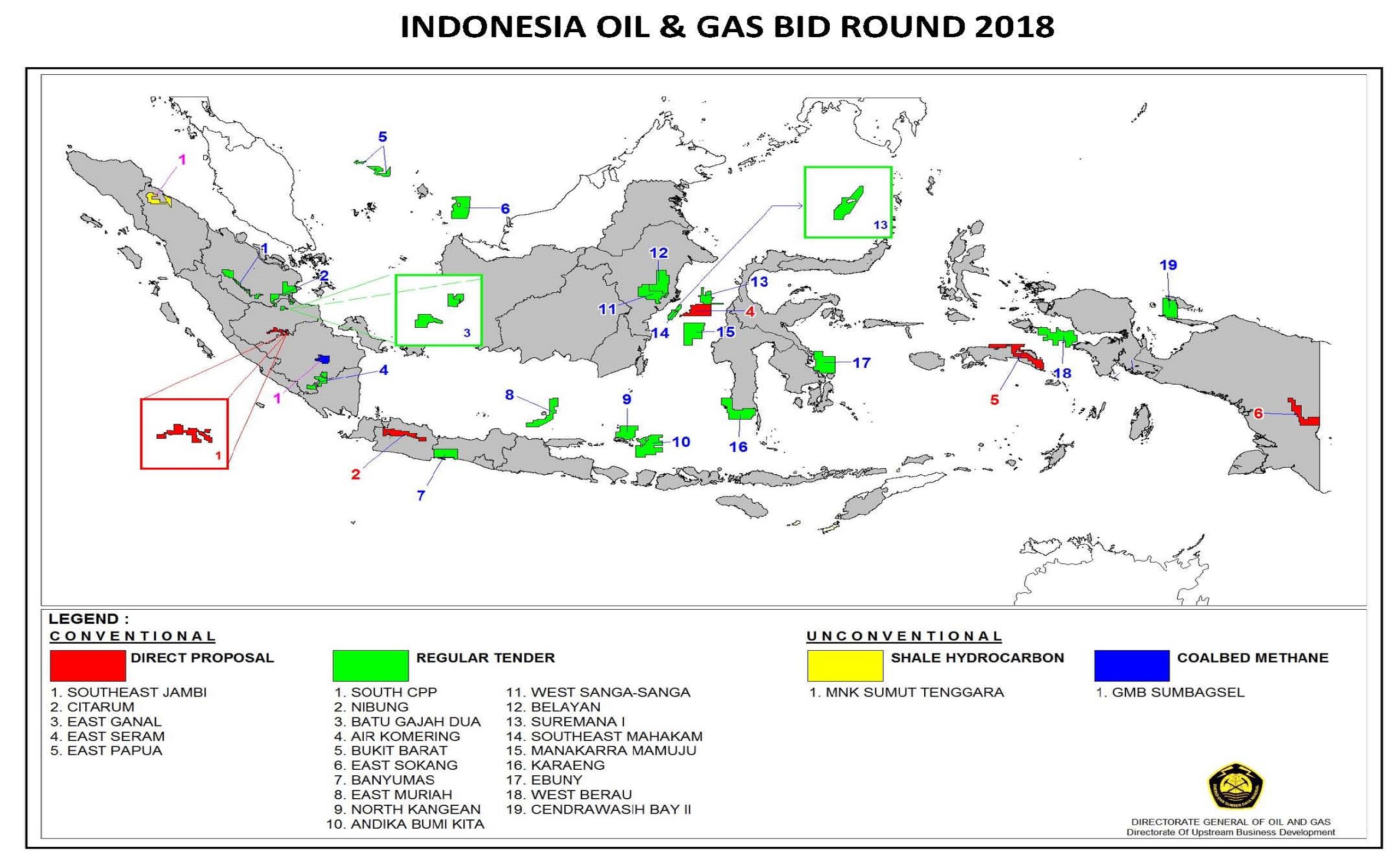 Ini Persyaratan Lelang WK Migas 2018