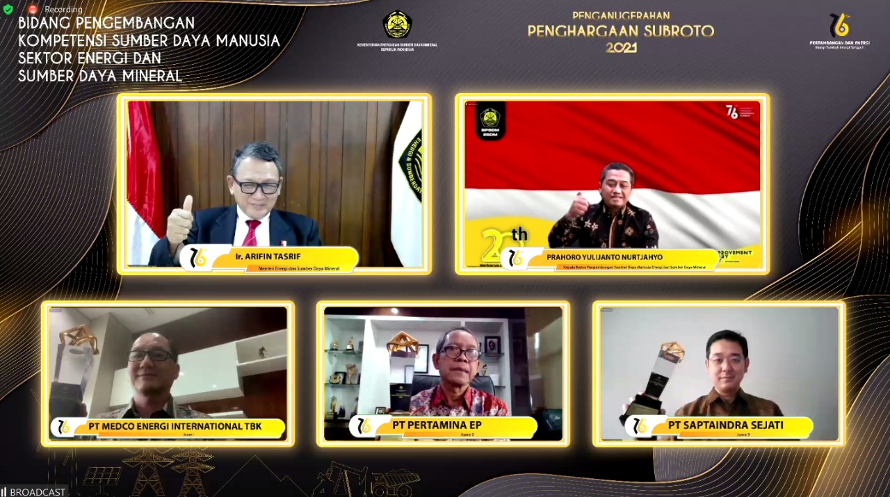 Penghargaan Subroto untuk 104 Stakeholder Berprestasi