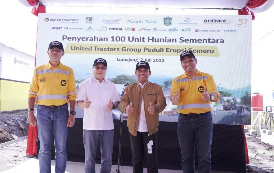 Hunian Sementara untuk Masyarakat Terdampak Erupsi Semeru