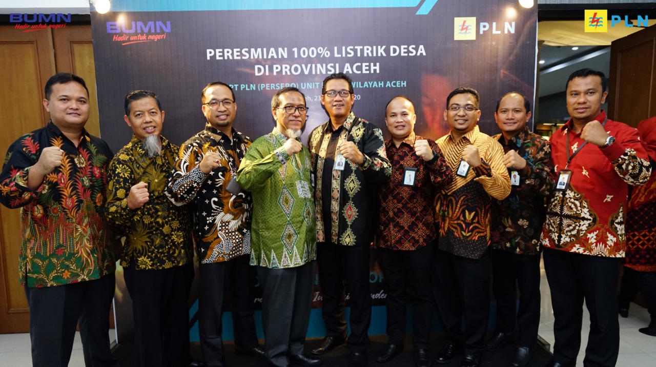 100 Persen Desa di Provinsi Aceh sudah Berlistrik