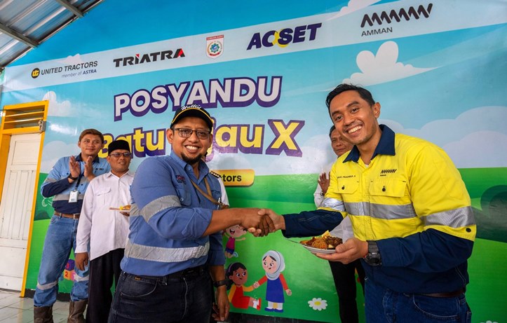 Sinergi United Tractors dan AMMAN Bangun Posyandu di Batu Hijau