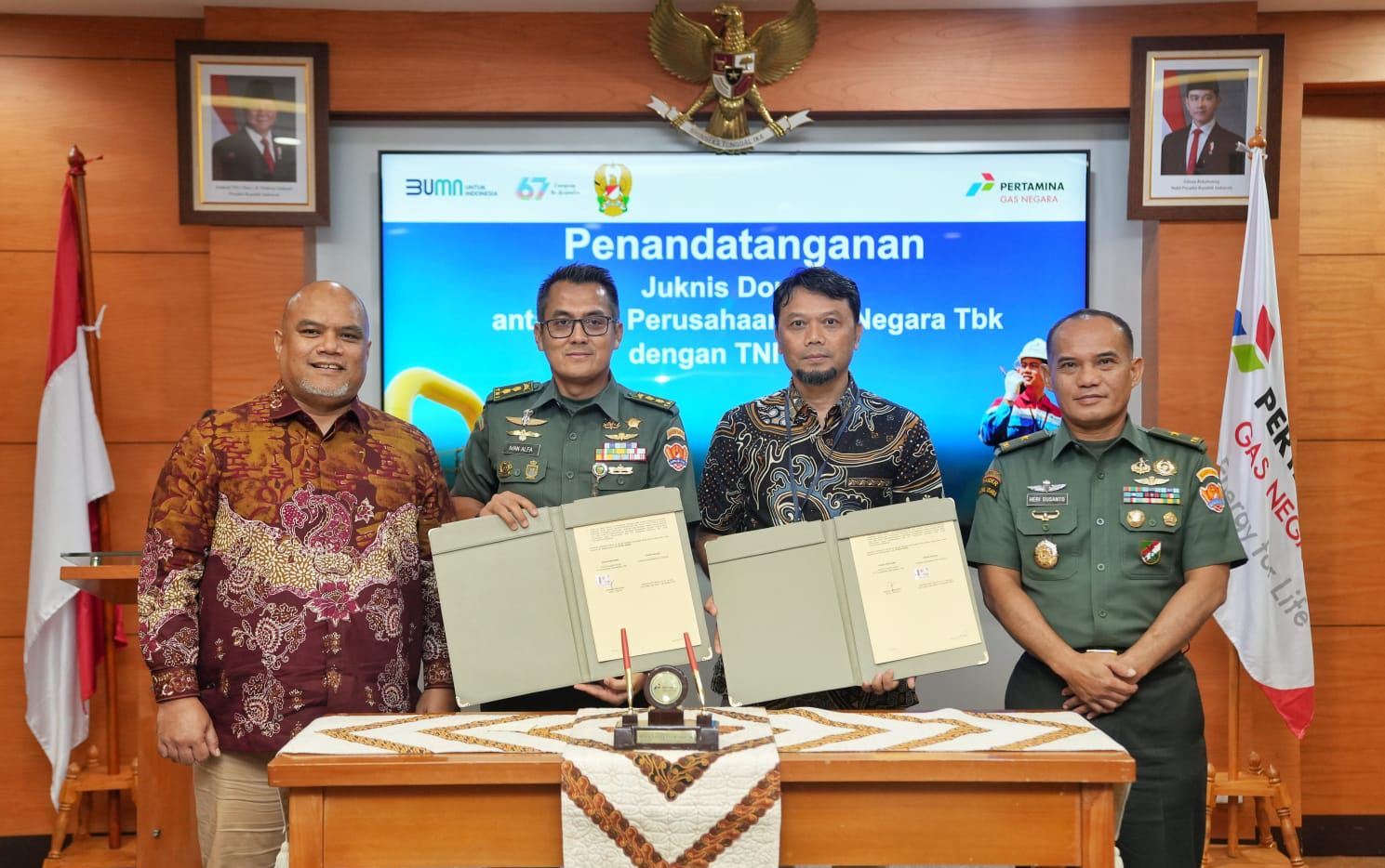 Perketat Keamanan Penyaluran Gas, PGN Gandeng TNI AD