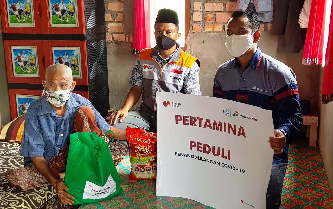 Pertagas Salurkan 1.835 Paket Bantuan Terdampak Covid-19