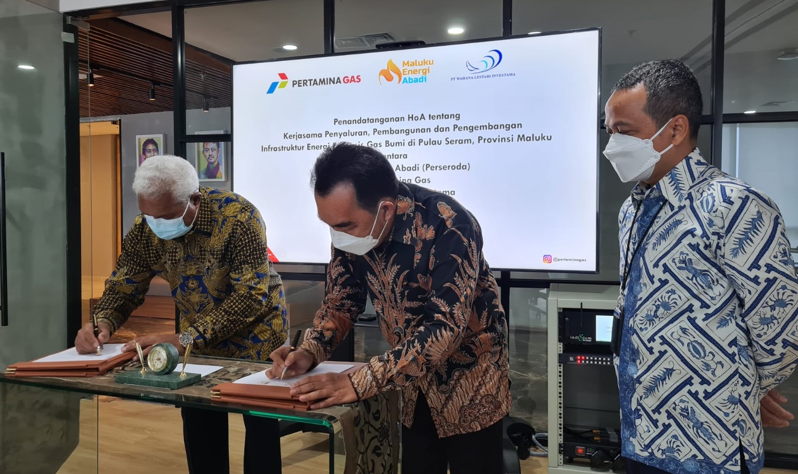 Baku Gandeng Bangun Infrastruktur Gas di Pulau Seram