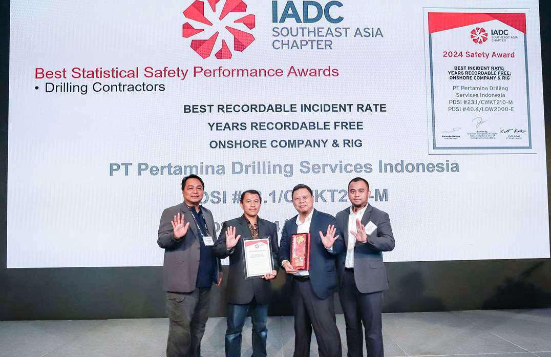 Pertamina Drilling Sapu Bersih Penghargaan di IADC HSE 2025