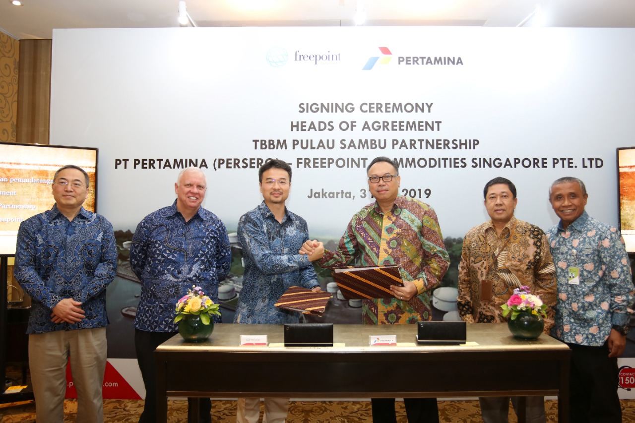 Pertamina Gandeng Freepoint Optimalkan TBBM Sambu
