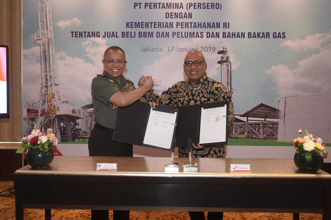 Pertamina Komit Pasok BBM Untuk Operasional TNI