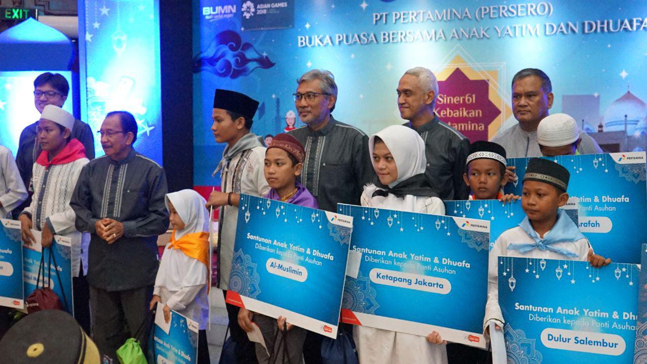 Pertamina Santuni 38 Ribu Anak Yatim dan Dhuafa