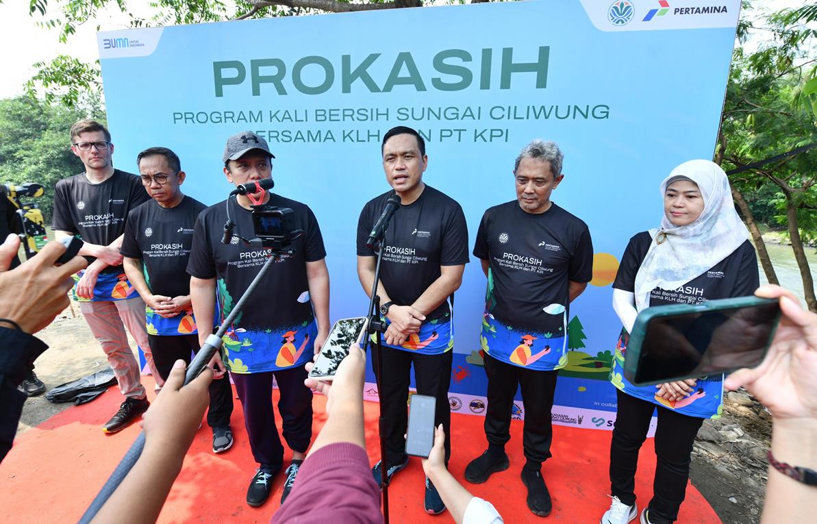Kolaborasi Pertamina-Kementerian LH Dukung Program Kali Bersih