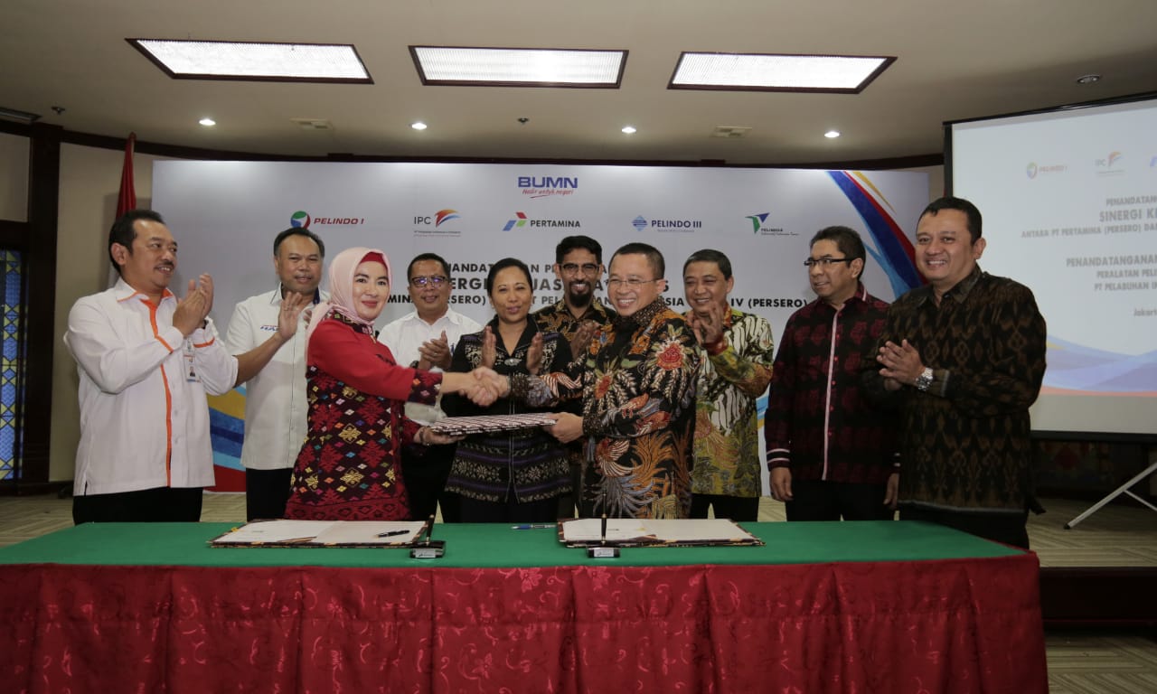 Pertamina Gandeng Pelindo Untuk Distribusi Energi
