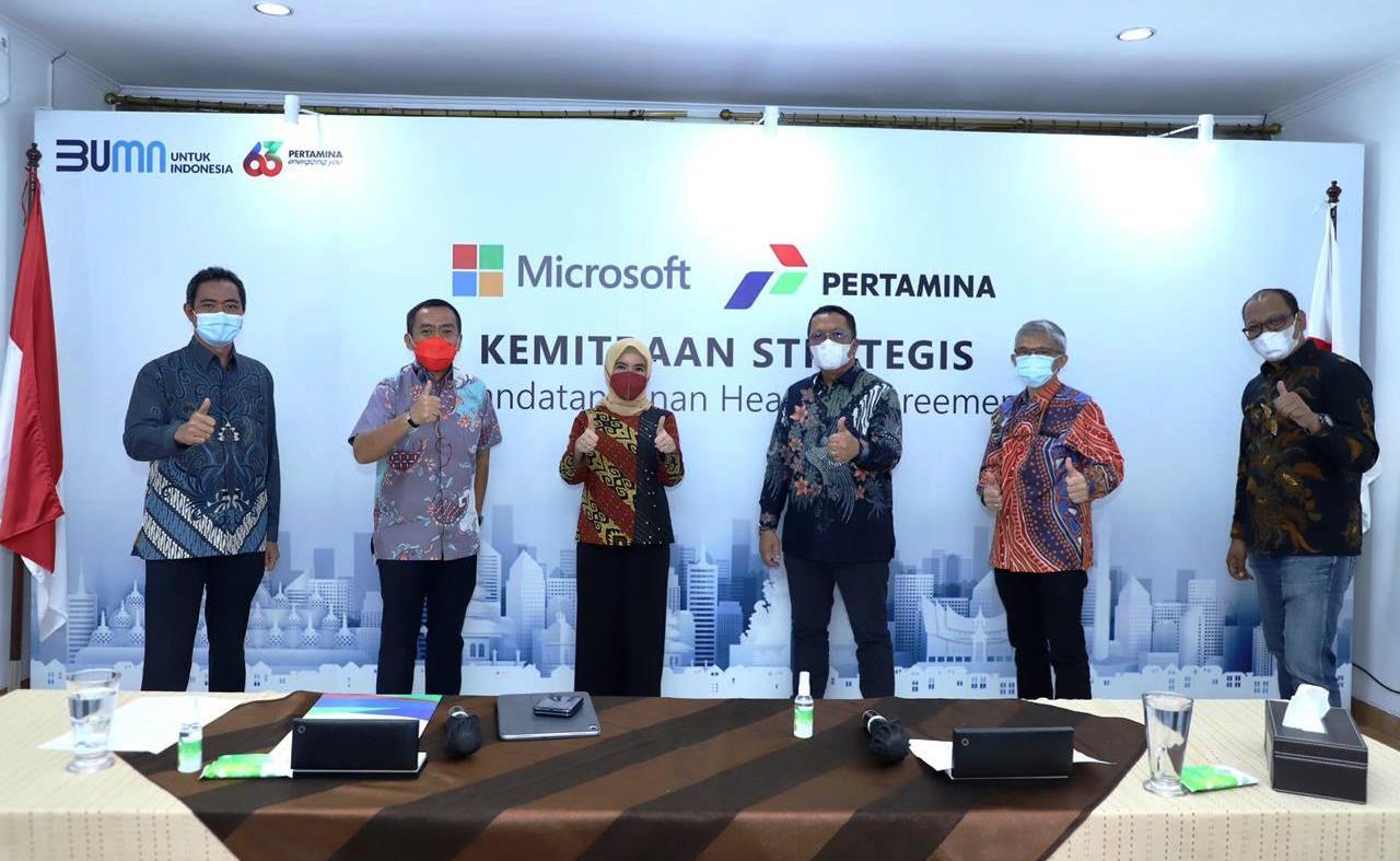 Gandeng Microsoft, Pertamina Perkuat Digitalisasi