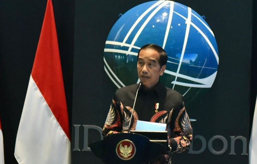 Presiden Jokowi Buka Bursa Karbon Pertama