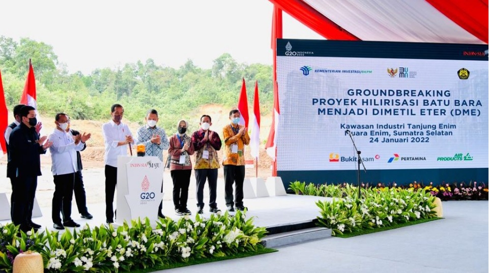 Presiden Beberkan Keuntungan Hilirisasi Batubara jadi DME