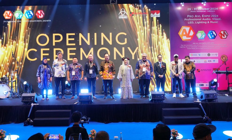 Antusiasnya Pelaku Usaha di Pameran Audio Visual & Lighting