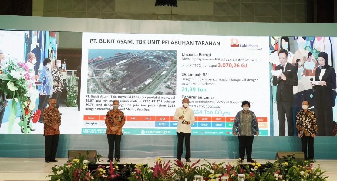 Pelabuhan Tarahan PTBA Raih PROPER Emas