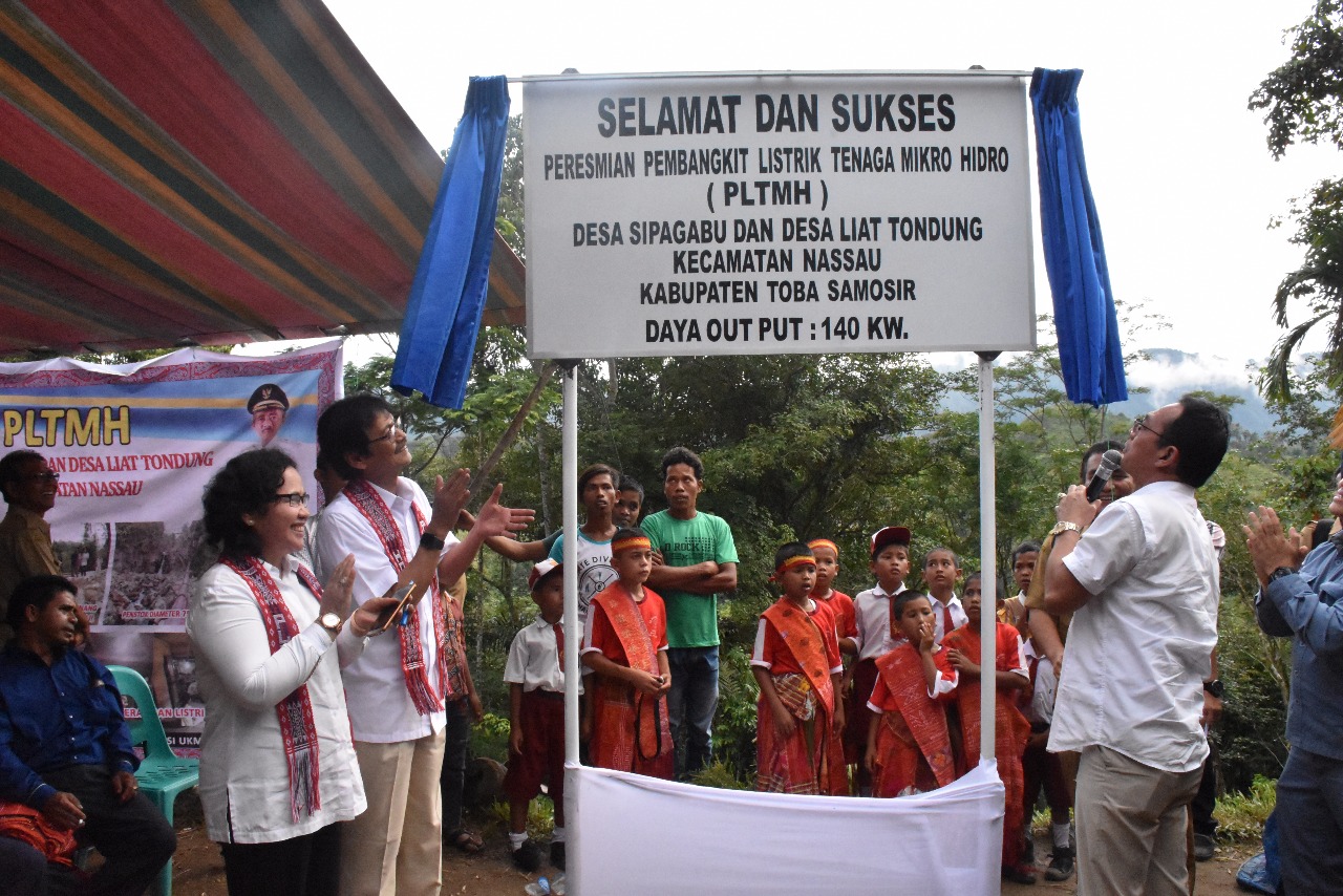 PLTMH Mulai Listriki 2 Desa di Toba Samosir