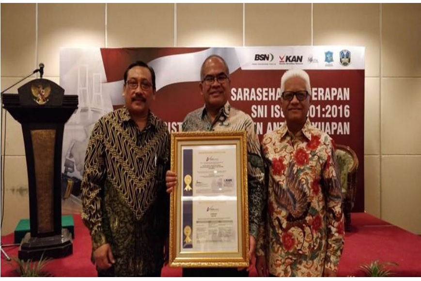 SKK Migas Dapat Akreditasi SNI ISO 37001