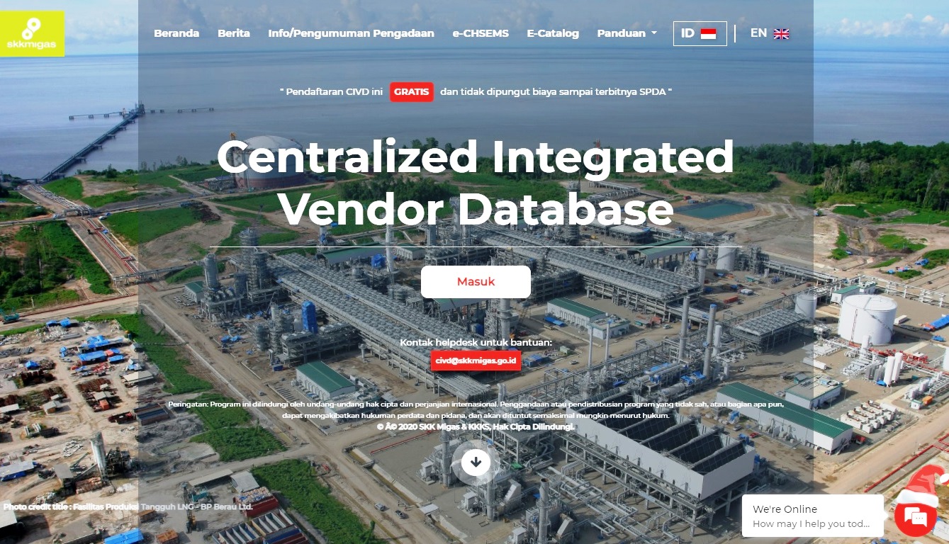 Demi Efisiensi, SKK Migas Siapkan E-Catalog Barang dan Jasa