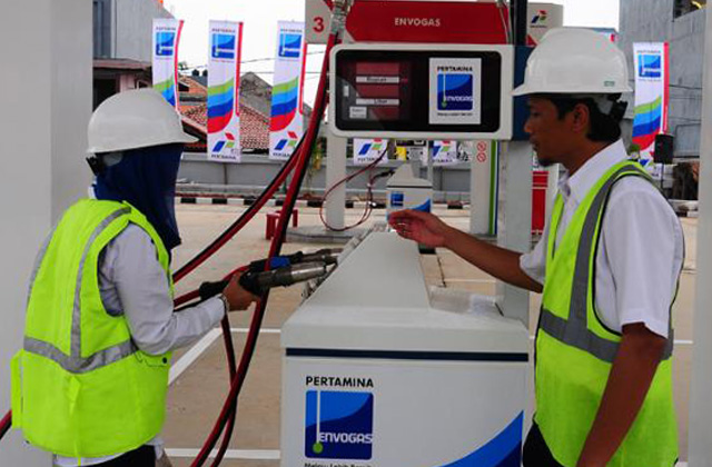 Pertamina Tambah 2 SPBU Terintegrasi SPBG
