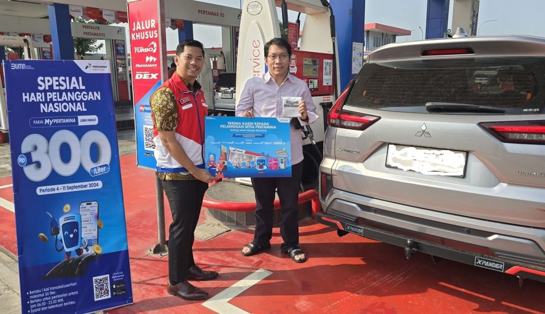 Hari Pelanggan Nasional, Pertamina Sapa Konsumen di SPBU