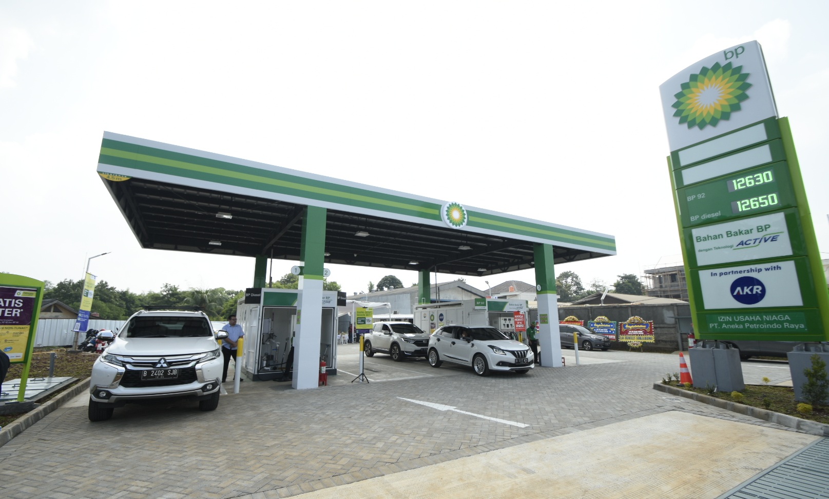 Ada SPBU bp Compact di Tangerang