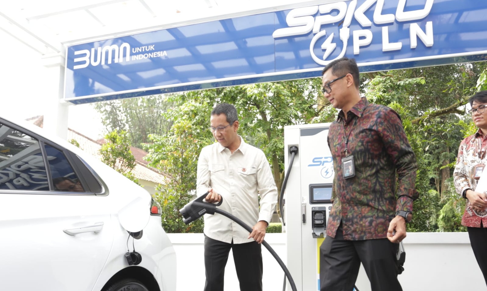 SPKLU Pertama di Lingkungan Istana Kepresidenan