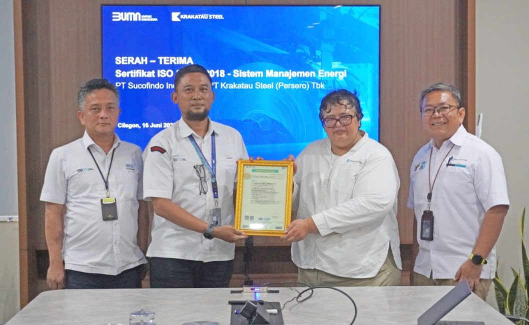 Pertama di Cilegon, Krakatau Steel Raih ISO 50001