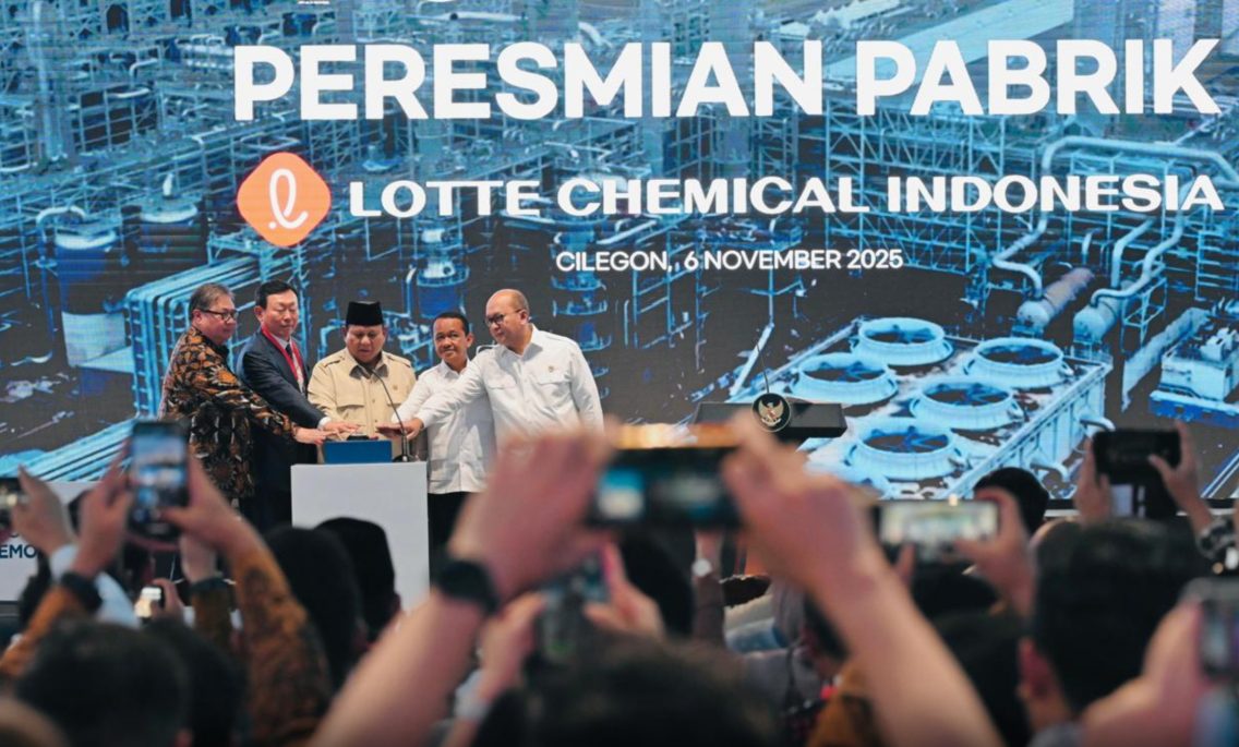 Pabrik Baru Lotte Chemical Kian Perkuat Industri Kimia Nasional