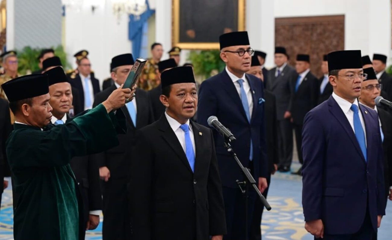 Bahlil Dilantik Jadi Menko Hilirisasi dan Transisi Energi